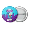 Заказать значки в Москве. Значок BRAWL STARS LEON от geekbox - готовые дизайны и нанесение принтов.