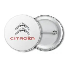 Заказать значки в Москве. Значок Citroen от DESIGNER   - готовые дизайны и нанесение принтов.