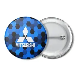 Заказать значки в Москве. Значок Mitsubishi от THE_NISE  - готовые дизайны и нанесение принтов.