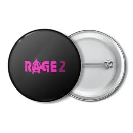 Заказать значки в Москве. Значок  Rage 2 от THE_NISE  - готовые дизайны и нанесение принтов.
