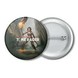 Заказать значки в Москве. Значок Tomb Raider от THE_NISE  - готовые дизайны и нанесение принтов.