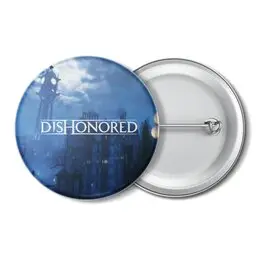 Заказать значки в Москве. Значок Dishonored от THE_NISE  - готовые дизайны и нанесение принтов.