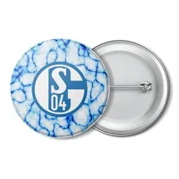Заказать значки в Москве. Значок Schalke 04 от THE_NISE  - готовые дизайны и нанесение принтов.