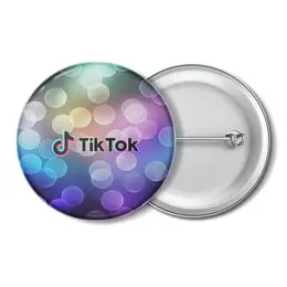 Заказать значки в Москве. Значок Tik Tok от THE_NISE  - готовые дизайны и нанесение принтов.