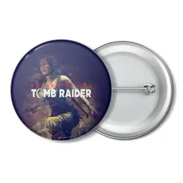 Заказать значки в Москве. Значок Tomb Raider от THE_NISE  - готовые дизайны и нанесение принтов.