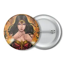 Заказать значки в Москве. Значок Чудо-женщина / Wonder Woman от Jimmy Flash - готовые дизайны и нанесение принтов.