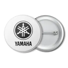 Заказать значки в Москве. Значок YAMAHA от DESIGNER   - готовые дизайны и нанесение принтов.