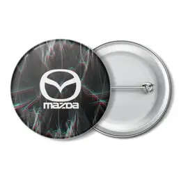 Заказать значки в Москве. Значок Mazda от THE_NISE  - готовые дизайны и нанесение принтов.