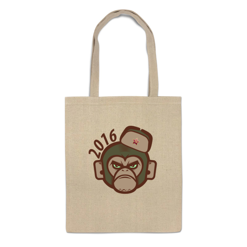 Printio Сумка Обезьяна - символ нового 2016 года. printio детская футболка классическая унисекс обезьяна символ нового 2016 года