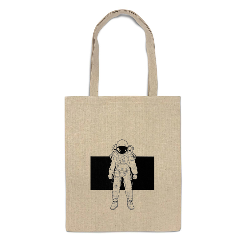 Printio Сумка Астронавт сумка котик космонавт бежевый
