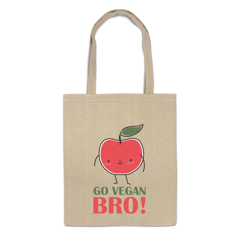 Printio Сумка Go vegan bro! printio сумка с полной запечаткой go vegan bro