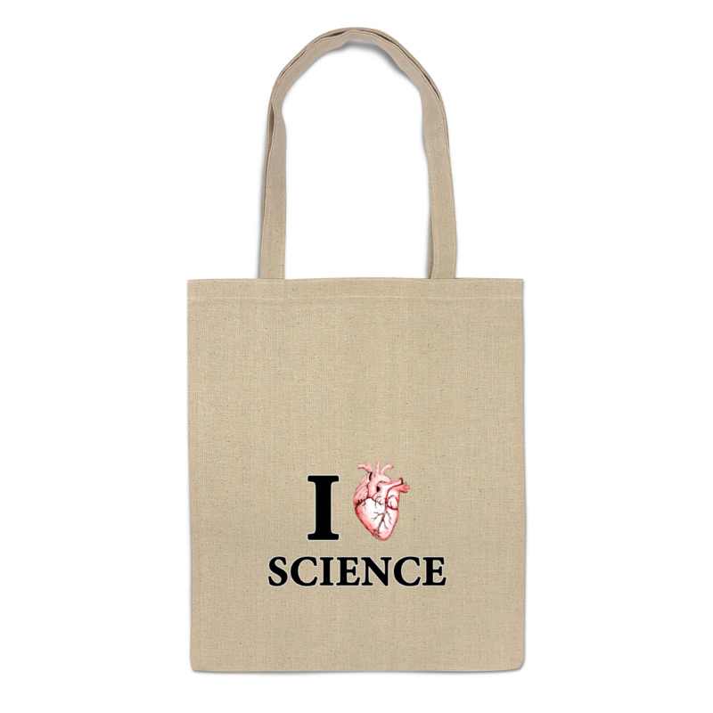 Printio Сумка I love science (я люблю науку) printio футболка wearcraft premium i love science я люблю науку
