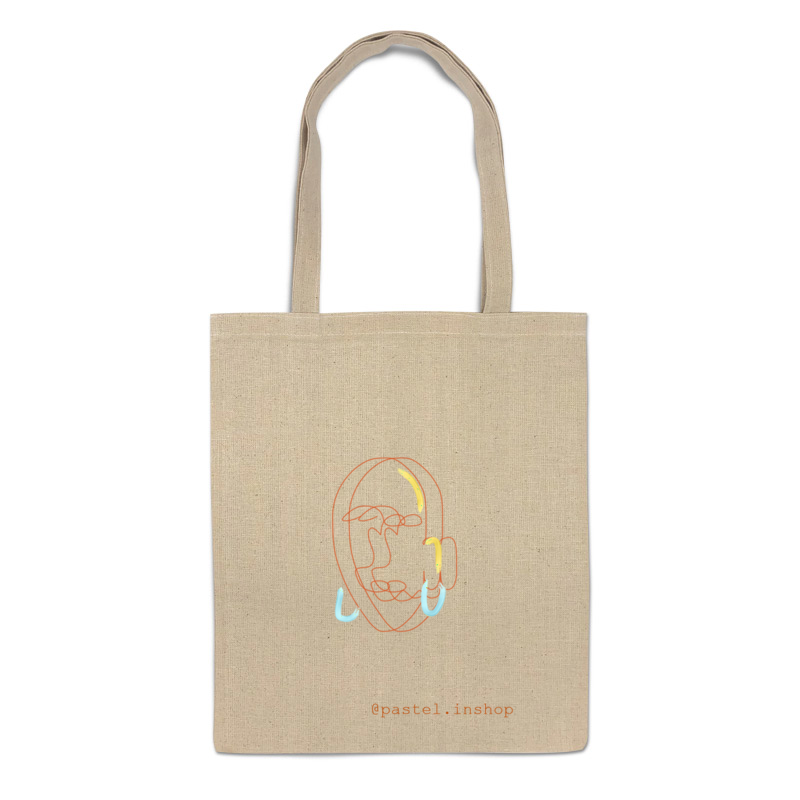 Printio Сумка Девушка с сережками прямоугольная сумка с круглыми ручками zara баклажановый
