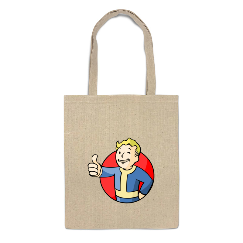 Printio Сумка Vault boy фигурка fallout волт бой смотрит вдаль головотряс 13 см