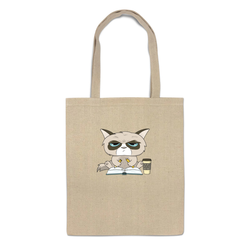 Printio Сумка Грустный кот printio сумка сердитый котик grumpy cat пиксельный
