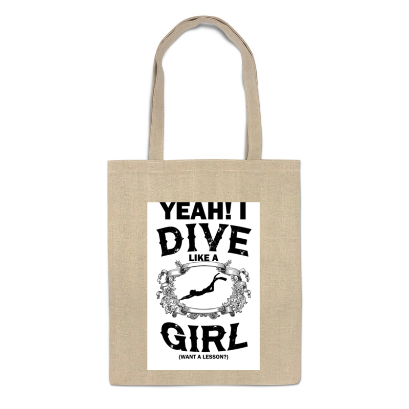 Printio Сумка Dive like a girl printio футболка wearcraft premium dive like a girl