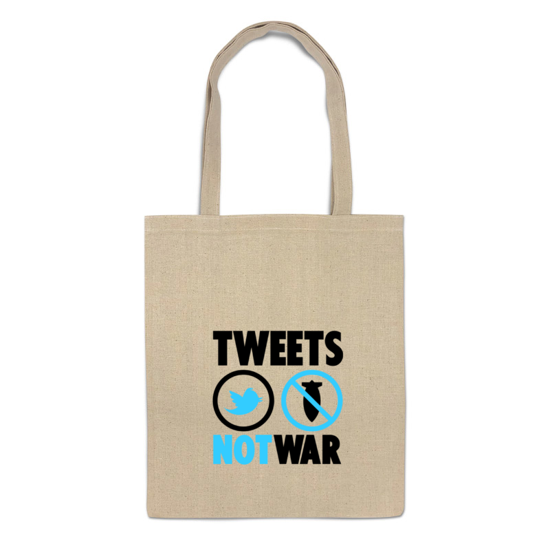 Printio Сумка Tweets not war printio сумка tweets not war