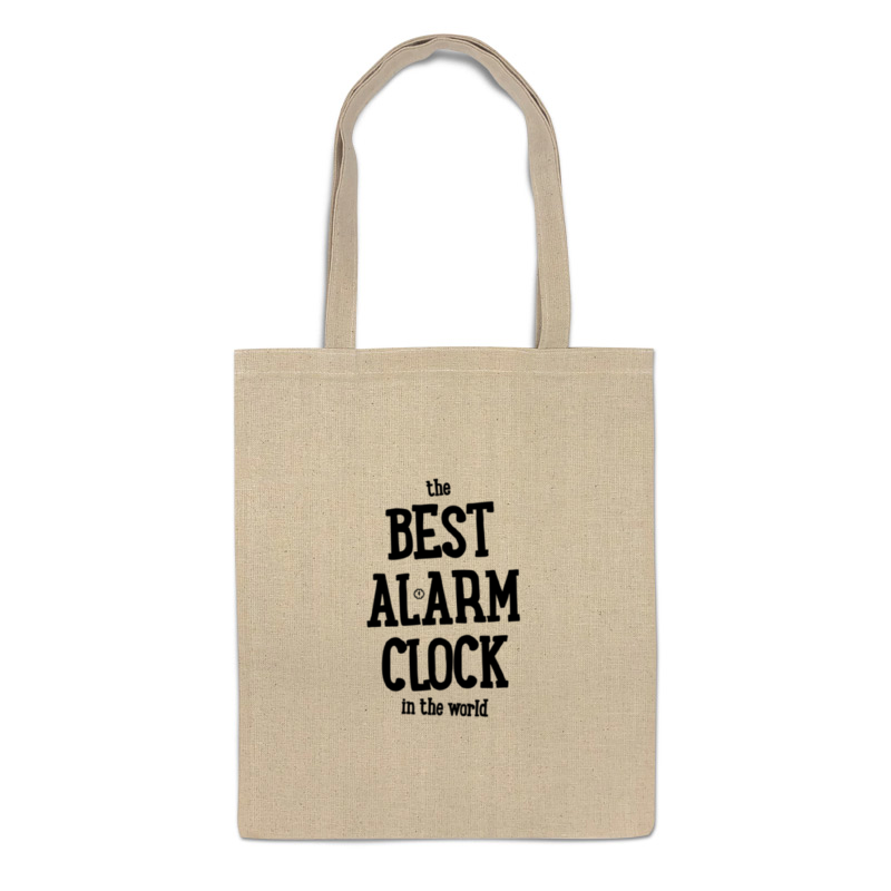 цена Printio Сумка Best alarm clock by brainy
