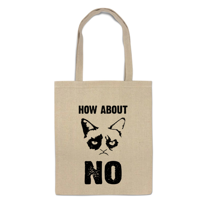 Printio Сумка Grumpy cat. how about no?! printio футболка wearcraft premium grumpy cat how about no