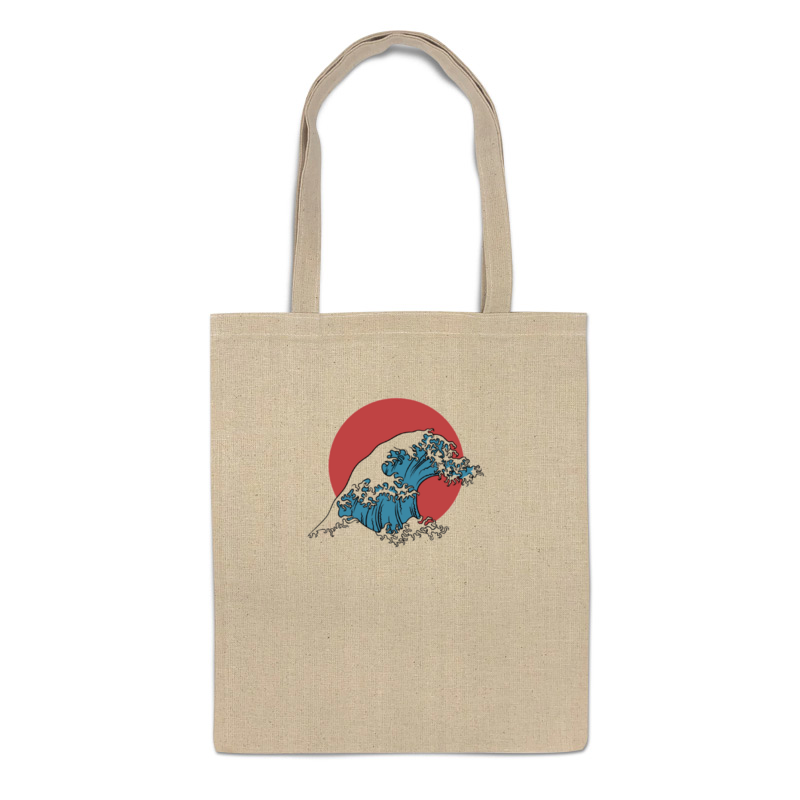 Printio Сумка Япония сумка медведь и горы графика голубой