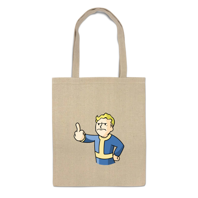 Printio Сумка Vault boy фигурка fallout волт бой смотрит вдаль головотряс 13 см