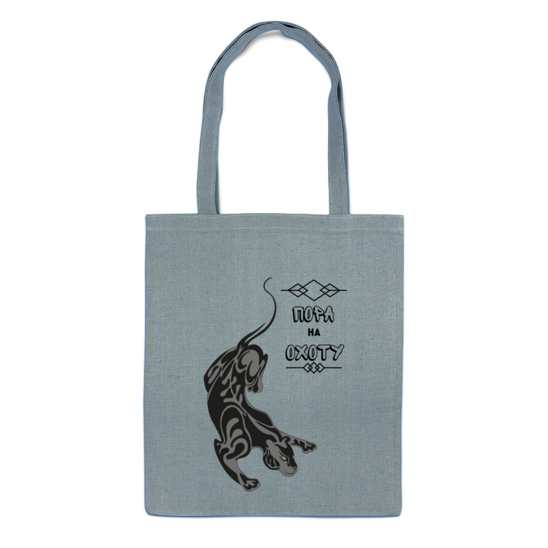 Printio Сумка Охота за покупками сумка царапающая кошка серый