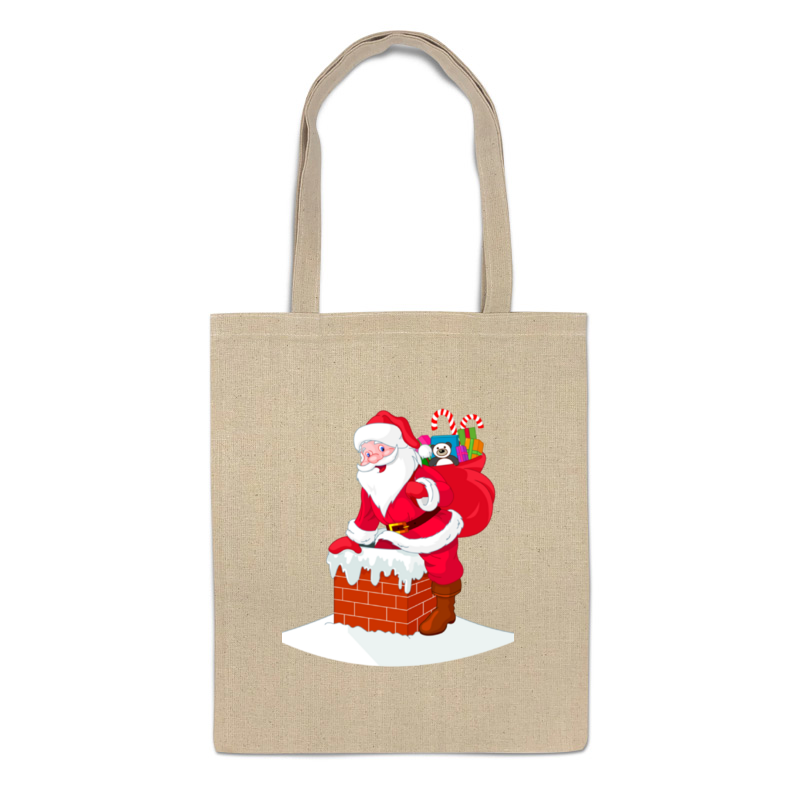 Printio Сумка Дед мороз с подарками сумка корги в шапке деда мороза зеленое яблоко