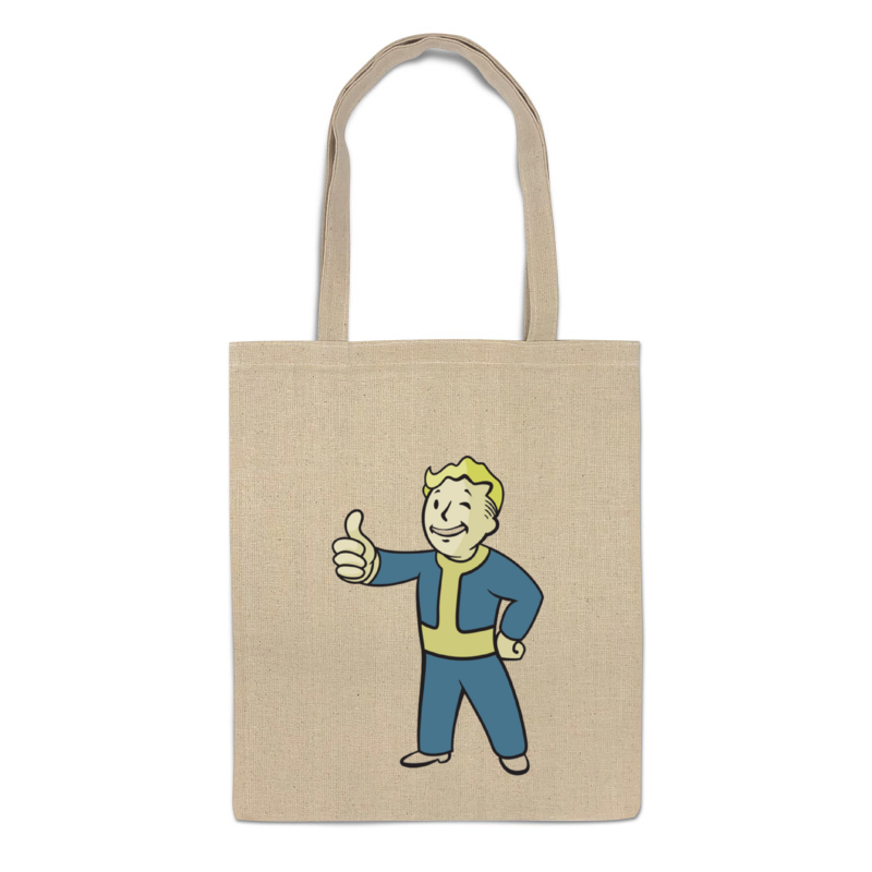 Printio Сумка Vault boy фигурка fallout волт бой смотрит вдаль головотряс 13 см