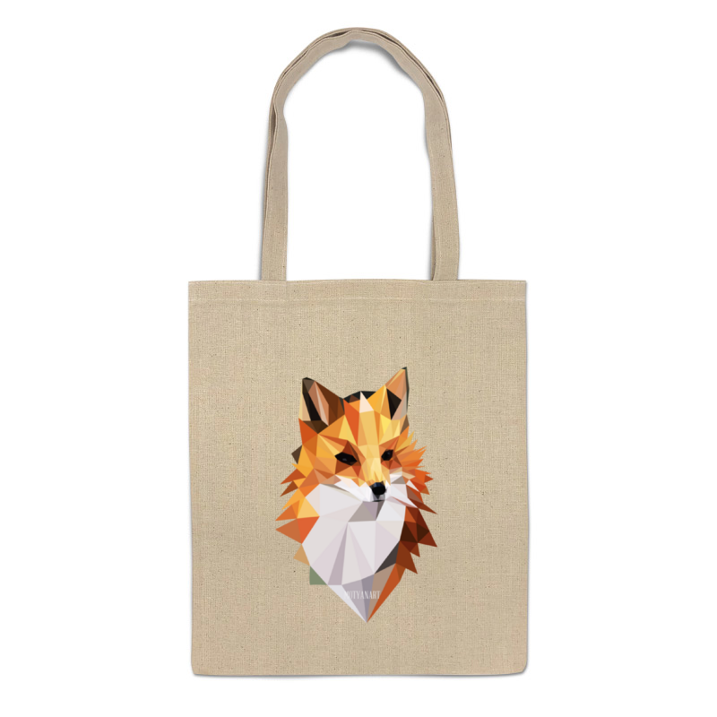 Printio Сумка Poly fox сумка лиса бежевый