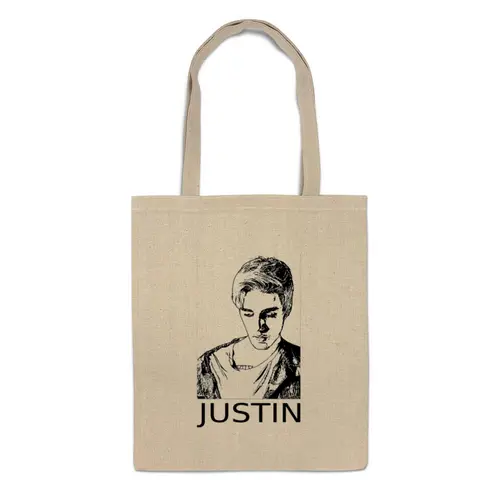 Заказать сумку в Москве. Сумка Justin Bieber  от cherdantcev - готовые дизайны и нанесение принтов.