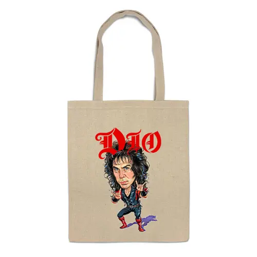Заказать сумку в Москве. Сумка Ronnie James Dio от Leichenwagen - готовые дизайны и нанесение принтов.
