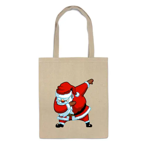 Заказать сумку в Москве. Сумка Dabbing Santa от skynatural - готовые дизайны и нанесение принтов.