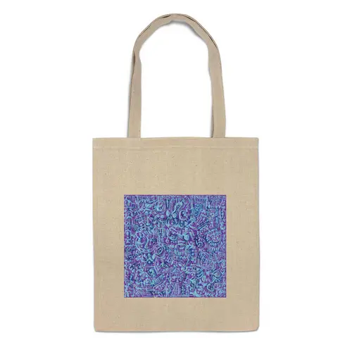 Заказать сумку в Москве. Сумка Голубое в фиолетовом от Vadim Koval - готовые дизайны и нанесение принтов.