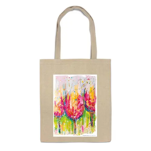 Заказать сумку в Москве. Сумка "Tulips" от KOSA - готовые дизайны и нанесение принтов.