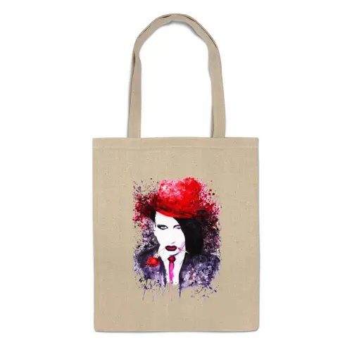 Заказать сумку в Москве. Сумка Marilyn Manson от MoreMari - готовые дизайны и нанесение принтов.