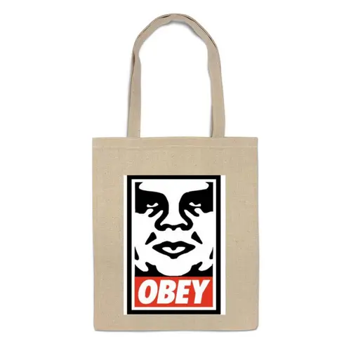 Заказать сумку в Москве. Сумка obey. от ansheg - готовые дизайны и нанесение принтов.