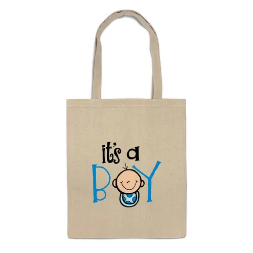Заказать сумку в Москве. Сумка It's a boy от josephina_ogrizkina - готовые дизайны и нанесение принтов.