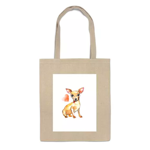 Заказать сумку в Москве. Сумка Pam-pam-pam-pa-pa... Chihuahua! от Evgenia Bandagnomych - готовые дизайны и нанесение принтов.