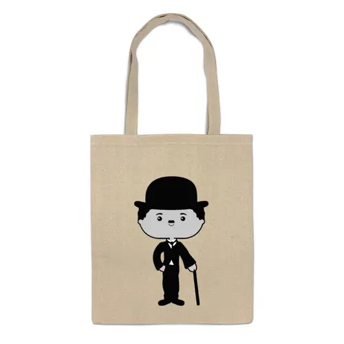 Заказать сумку в Москве. Сумка Чарли Чаплин от coolmag - готовые дизайны и нанесение принтов.