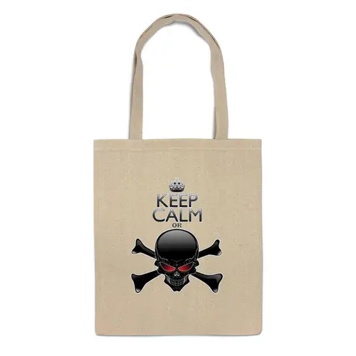 Заказать сумку в Москве. Сумка Keep calm  от ПРИНТЫ ПЕЧАТЬ  - готовые дизайны и нанесение принтов.