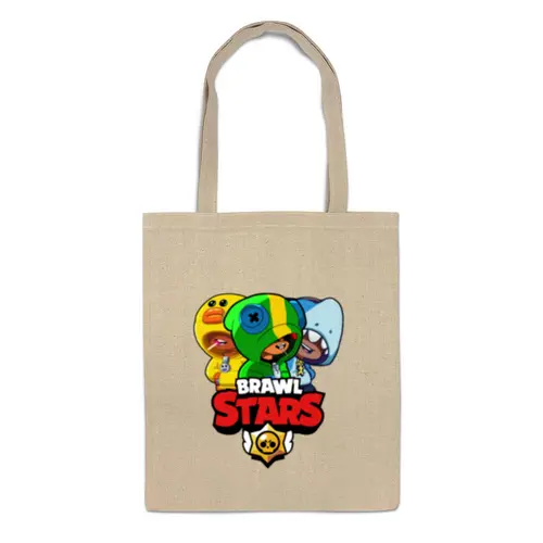 Заказать сумку в Москве. Сумка Brawl Stars LEON TRIO от vista12761@rambler.ru - готовые дизайны и нанесение принтов.