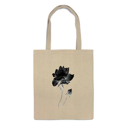 Заказать сумку в Москве. Сумка Черная роза от queen  - готовые дизайны и нанесение принтов.