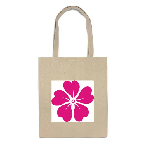 Заказать сумку в Москве. Сумка розовый цветок от nikol - готовые дизайны и нанесение принтов.