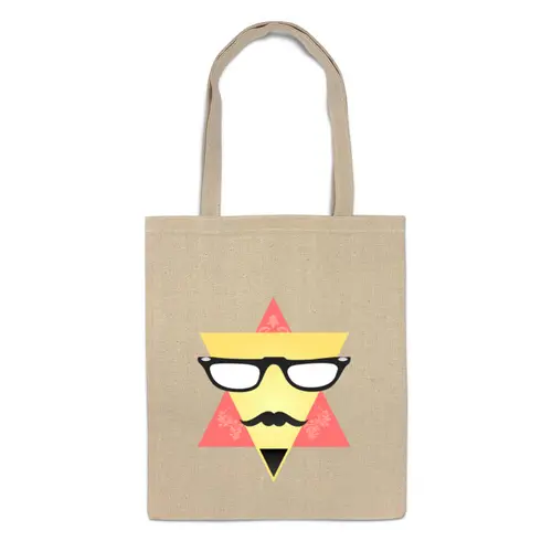 Заказать сумку в Москве. Сумка  Triangular Face от ZakonVash - готовые дизайны и нанесение принтов.