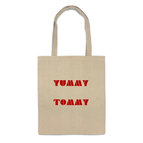 Заказать сумку в Москве. Сумка Yummy Tommy Logo от yummy boy - готовые дизайны и нанесение принтов.
