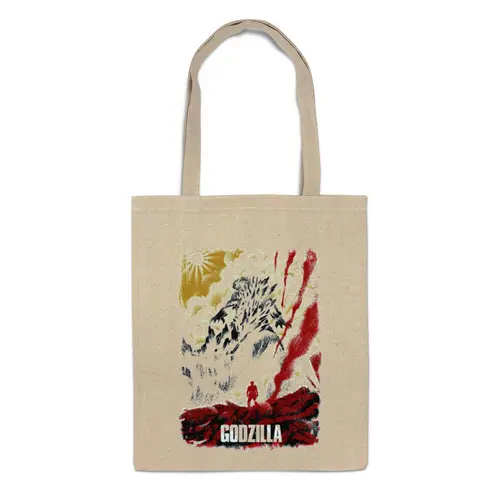 Заказать сумку в Москве. Сумка Godzilla Japan от Вячеслав Дейнеко - готовые дизайны и нанесение принтов.