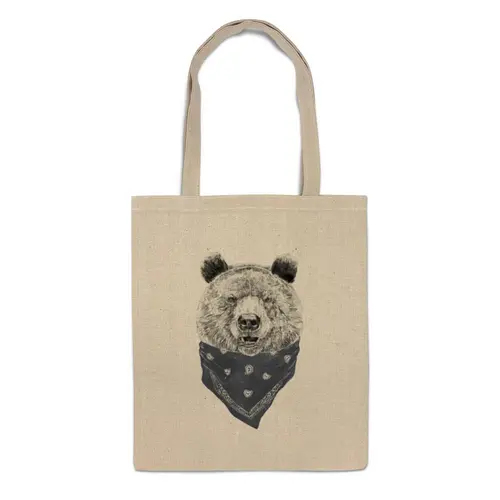 Заказать сумку в Москве. Сумка Медведь от printik - готовые дизайны и нанесение принтов.