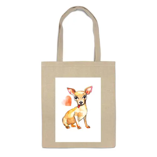 Заказать сумку в Москве. Сумка Pam-pam-pam-pa-pa... Chihuahua! от Evgenia Bandagnomych - готовые дизайны и нанесение принтов.