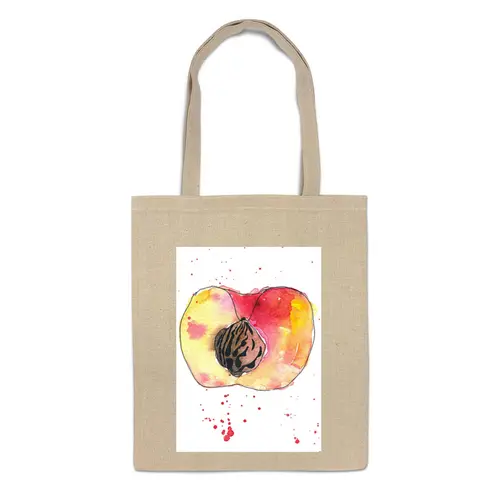 Заказать сумку в Москве. Сумка персик от Мария Наумова - готовые дизайны и нанесение принтов.
