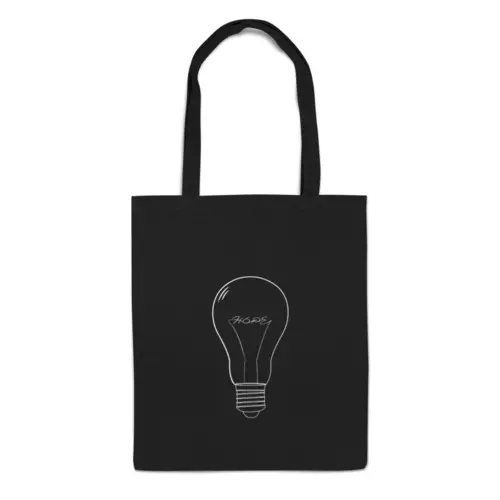 Заказать сумку в Москве. Сумка Лампочка от YellowCloverShop - готовые дизайны и нанесение принтов.